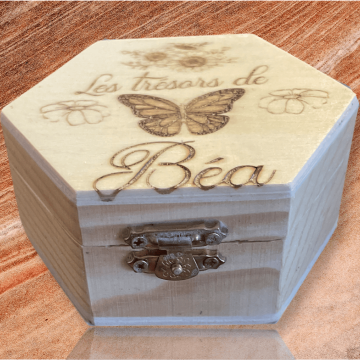 Gravure personnalisée - Boite à trésors