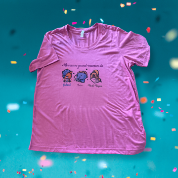 T-shirt personnalisé - Heureuse Grand-Maman