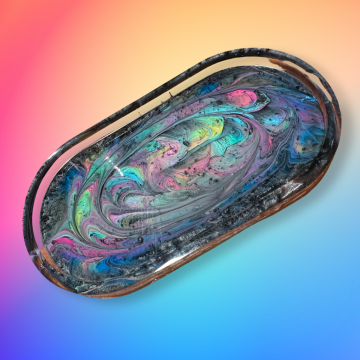 Plateau à bijoux artisanal - Oval