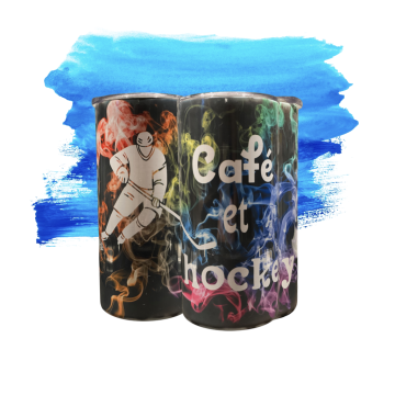 Tasse à café de voyage - Café et Hockey