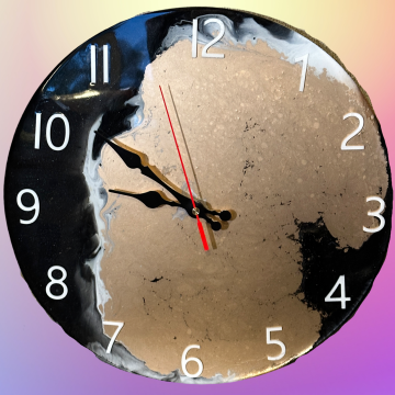 Horloge artisanale - Or