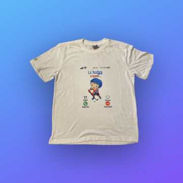 T-shirt personnalisé - Le hockey m'appelle