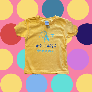 T-shirt personnalisé - Wish I was a Dragon