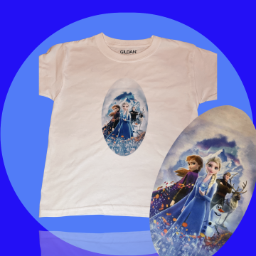 T-shirt personnalisé - Elsa & Anna